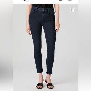 PAIGE Women's Hoxton Ankle Deep Indigo Skinny Jeans